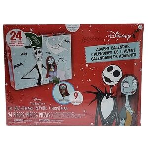 Disney Nightmare Before Christmas Advent Calendar 24 Pieces Sealed! *Shelf Ware*